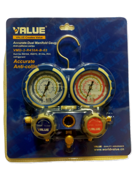 2-Wege Monteuerhilfe Value Analog R404A,R407C,R134a,R22