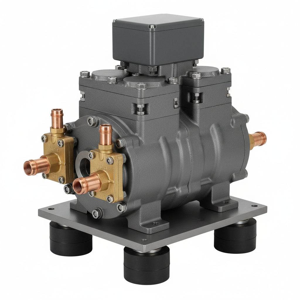 SRMtec RW5-L030 Halbhermetischer Schraubenkompressor 120 PS 30 KW – Niederdruck